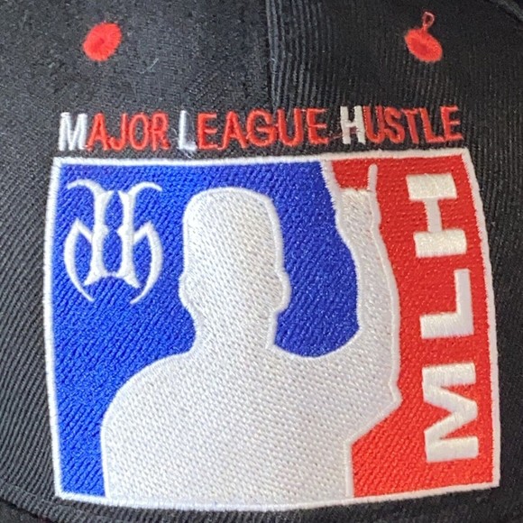 Hustle Harder Black Adjustable Baseball Cap‎ Snapback - Picture 8 of 8